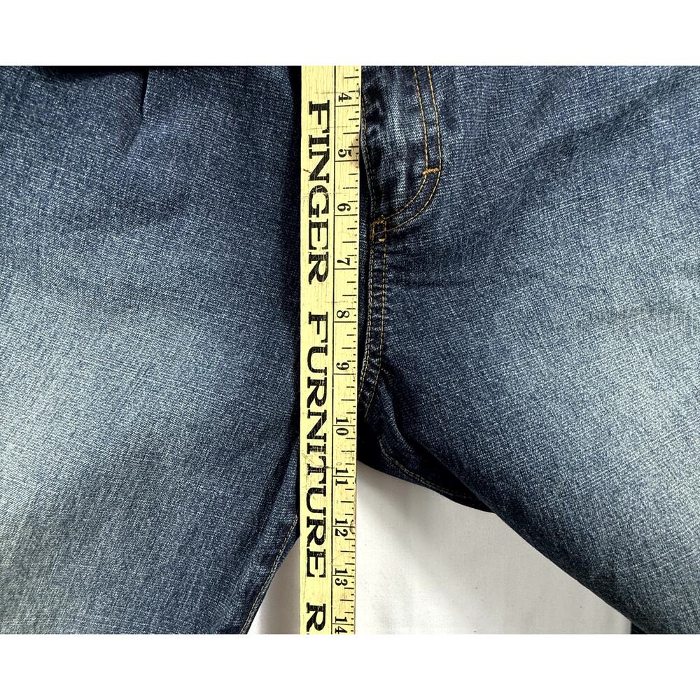 NYC women jean straigh legs Sz 12 Dark Wash - Picture 9 of 9